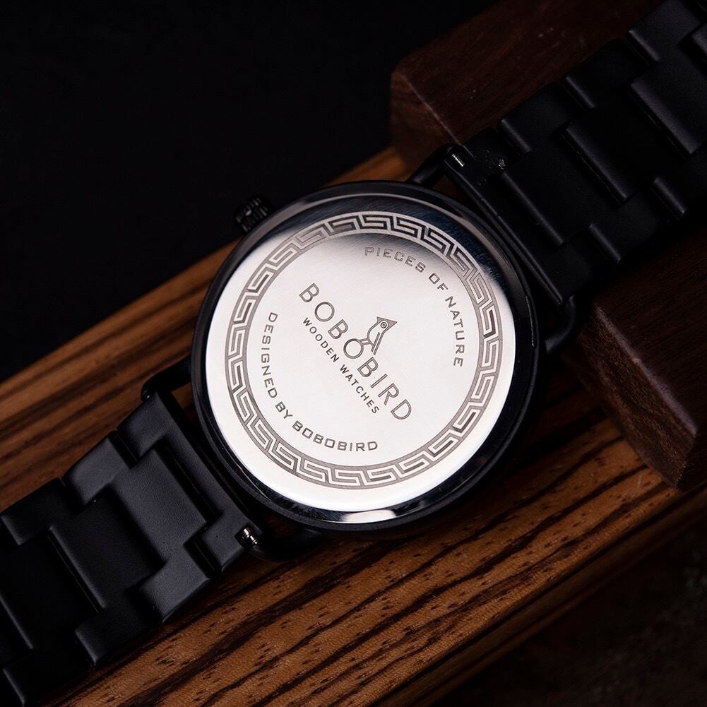 [3atm] Wooden watch - Espresso Coffee【BJ0022】