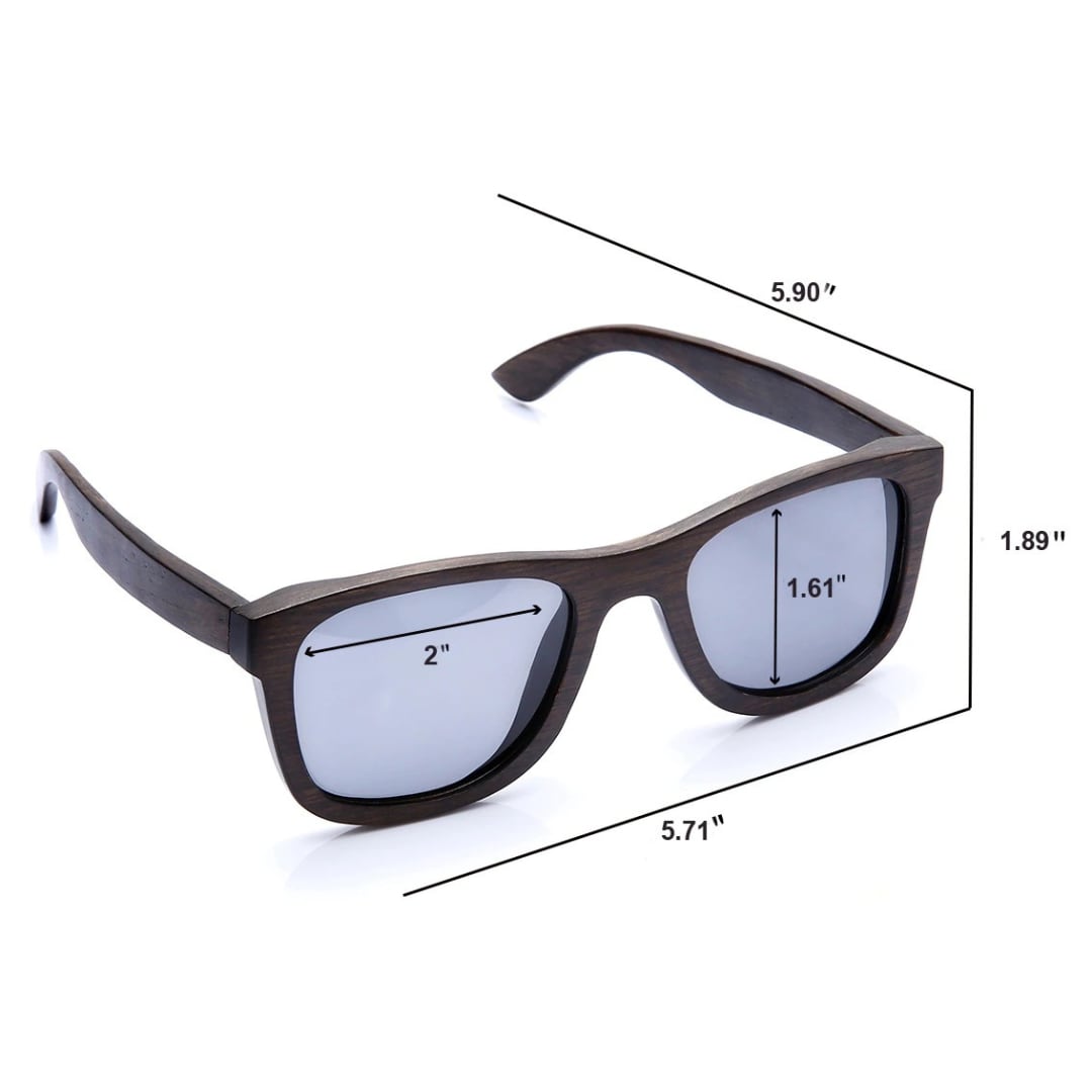 Retro Wood Square Sunglasses【BJ0527】