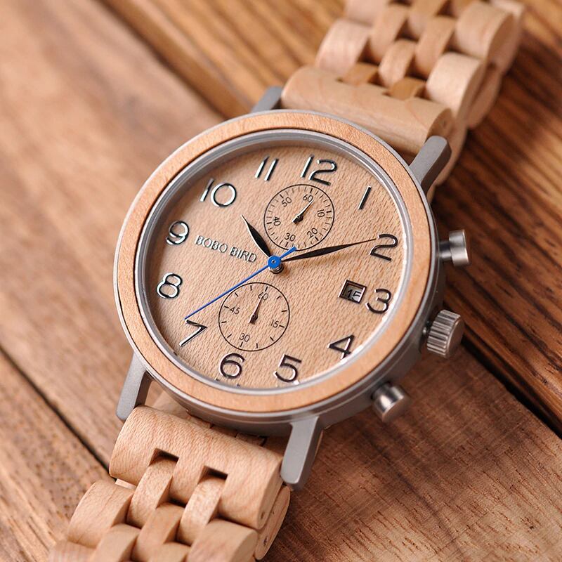 [3atm] Wooden classical watch - Retro Sweet【BJ2144】
