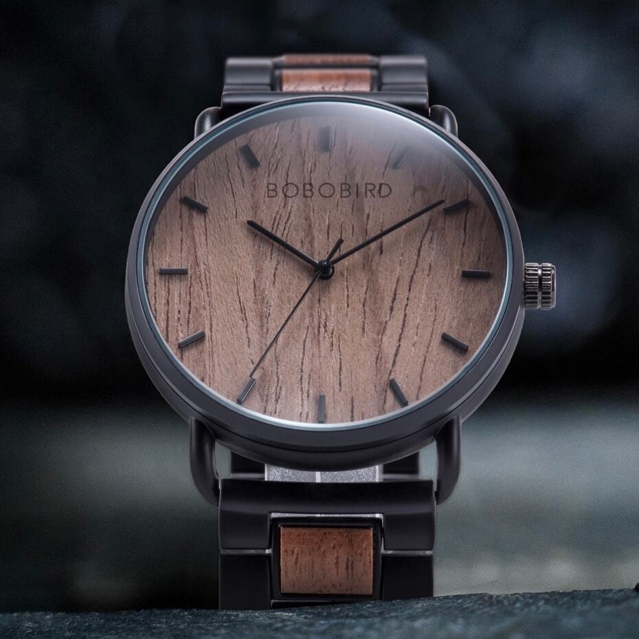 [3atm] Wooden watch - Espresso Coffee【BJ0022】