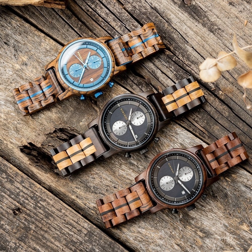 Luxury Wood Quartz Movement Watch【BJ0537】