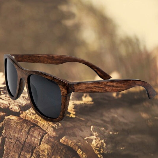 Retro Wood Square Sunglasses【BJ0527】