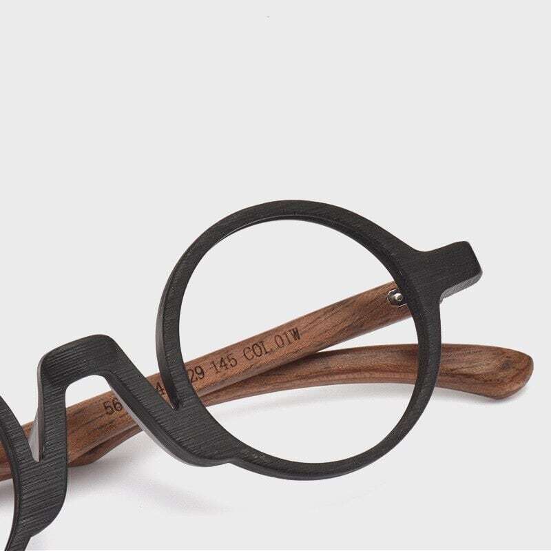Wooden Round Frame Glasses【BJ0279】