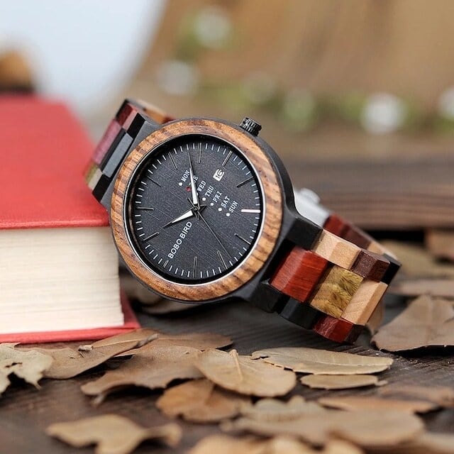 [3atm] Wooden Retro watch - Couple【BJ0019】
