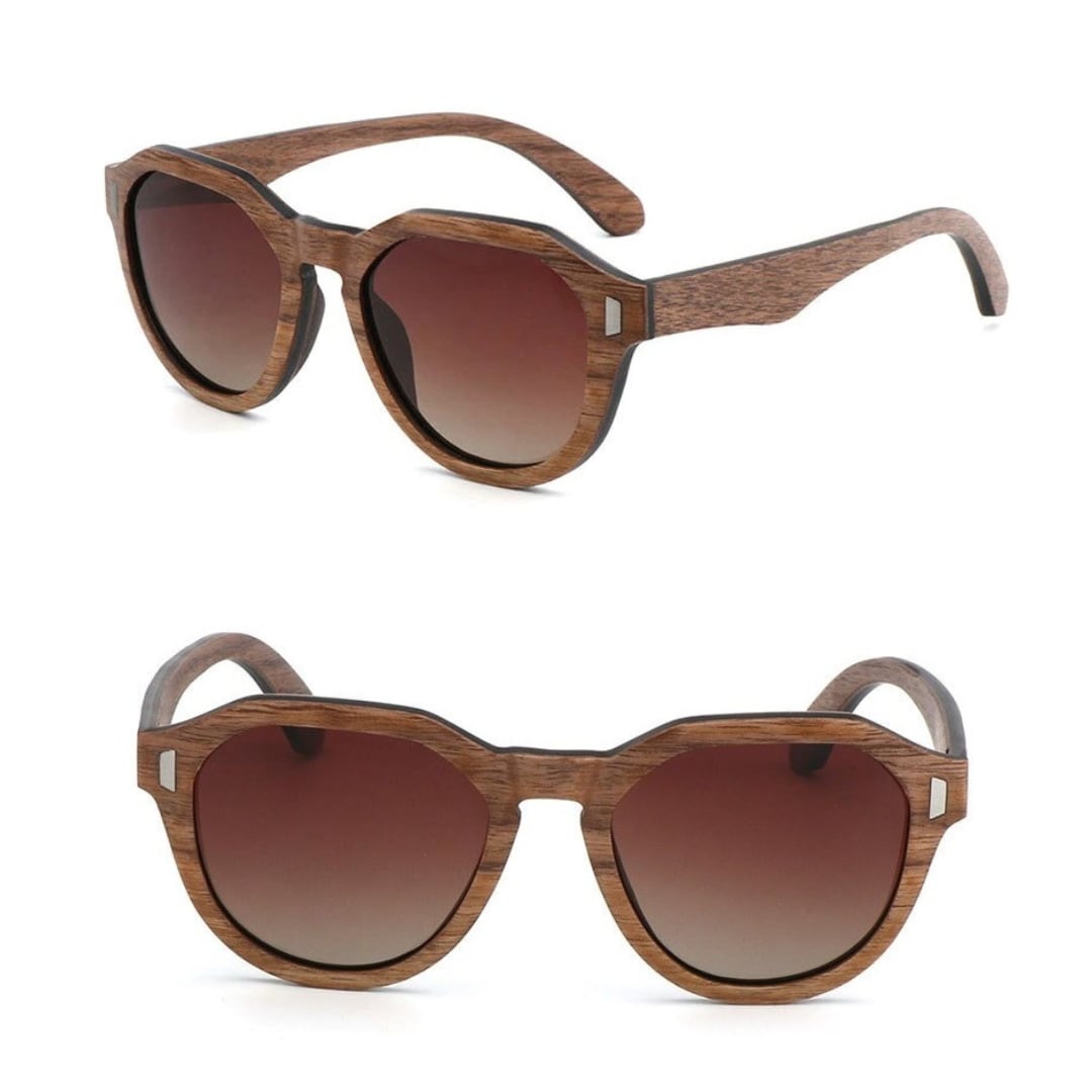 Fashionable Wood Frame Sunglasses【BJ0522】