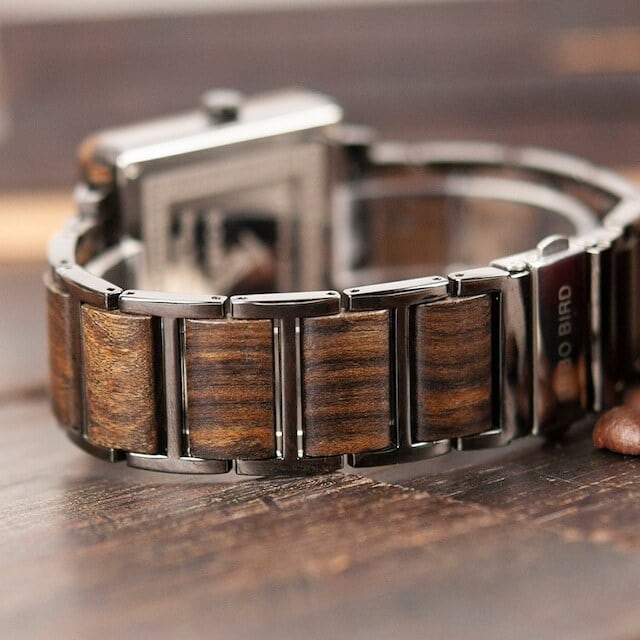 Wooden watch - Square Bread【BJ0106】