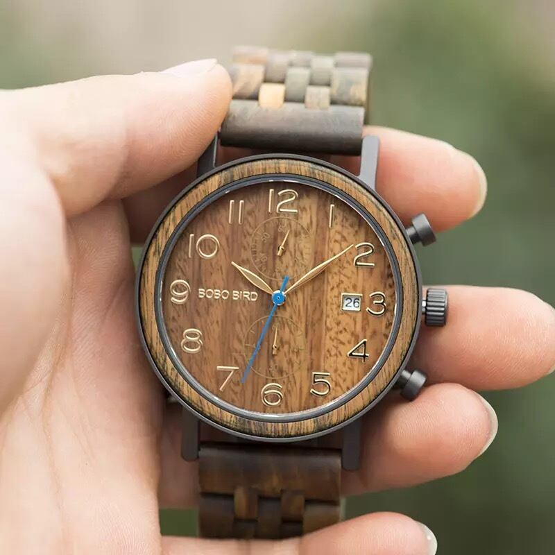 [3atm] Wooden classical watch - Retro Sweet【BJ2144】