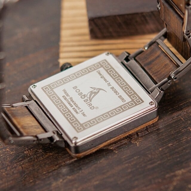 Wooden watch - Square Bread【BJ0106】