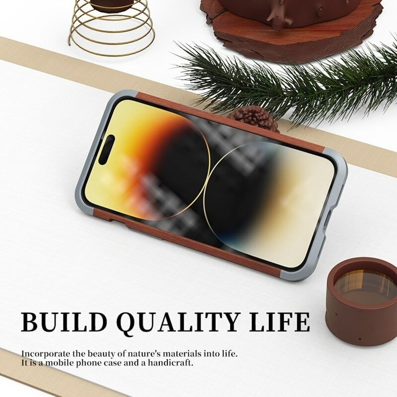 Bumper Even Case - Wood × Aluminum【BJ0002】