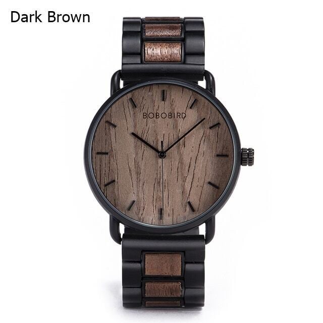 [3atm] Wooden watch - Espresso Coffee【BJ0022】