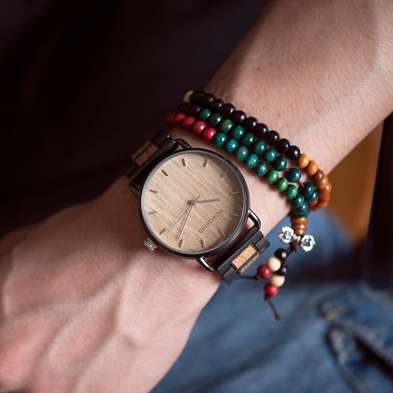 [3atm] Wooden watch - Espresso Coffee【BJ0022】