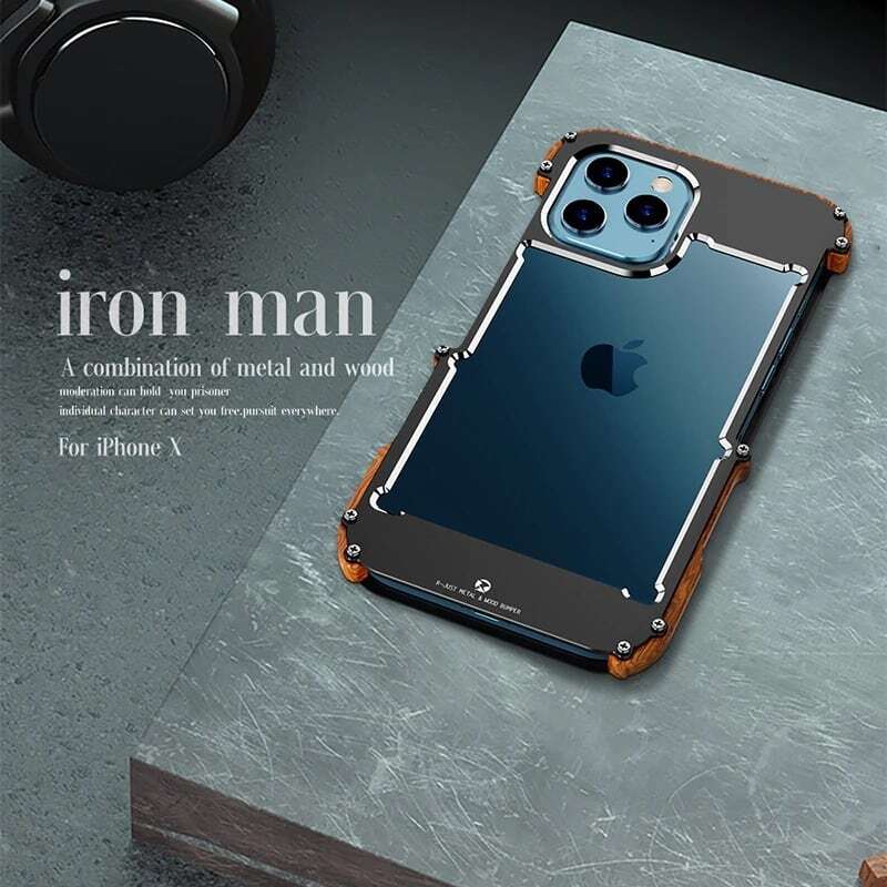 Bumper Cavity Case - Wood × Aluminum【BJ0160】