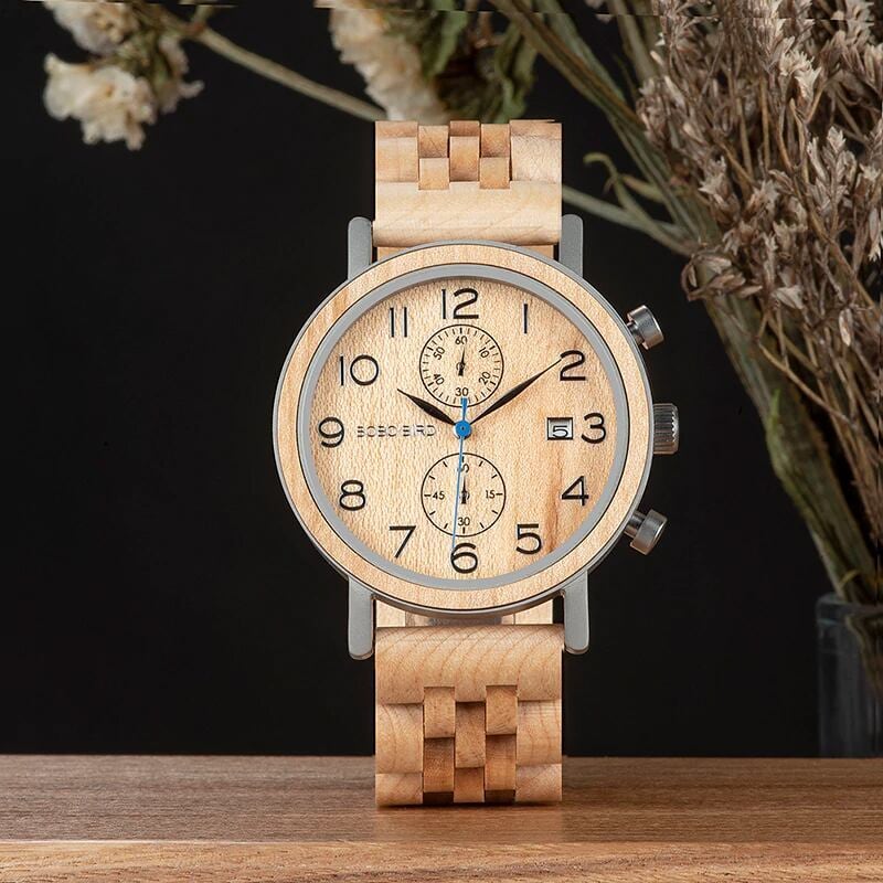 [3atm] Wooden classical watch - Retro Sweet【BJ2144】