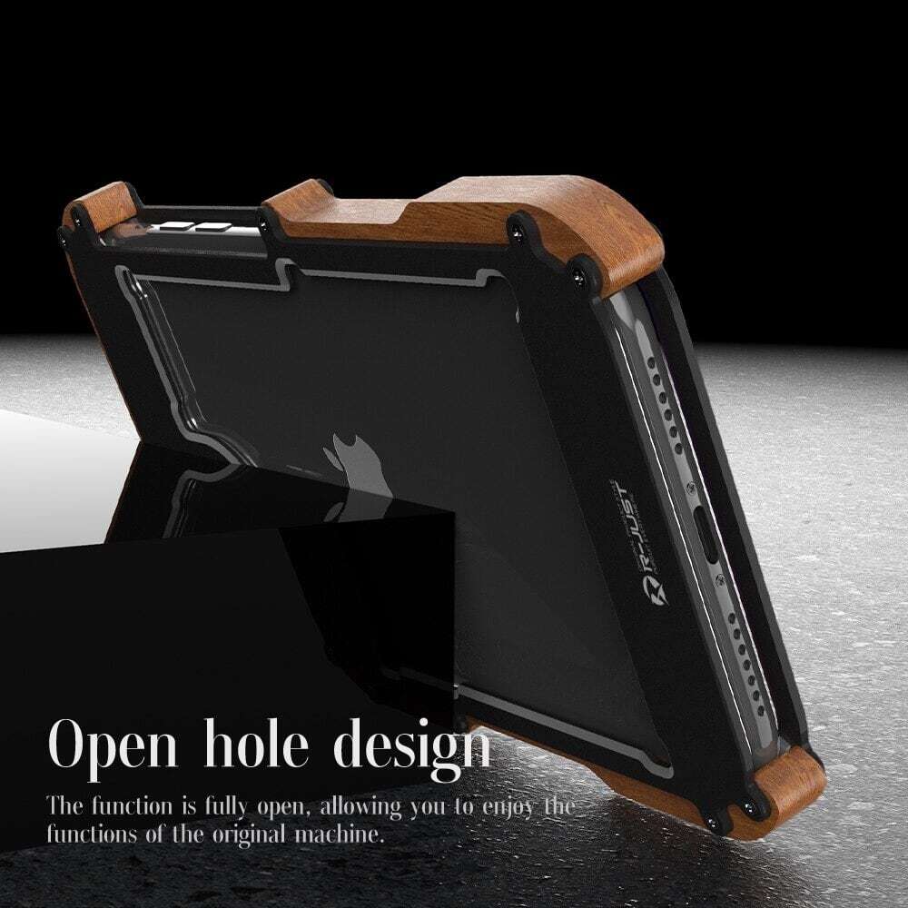 Bumper Cavity Case - Wood × Aluminum【BJ0160】