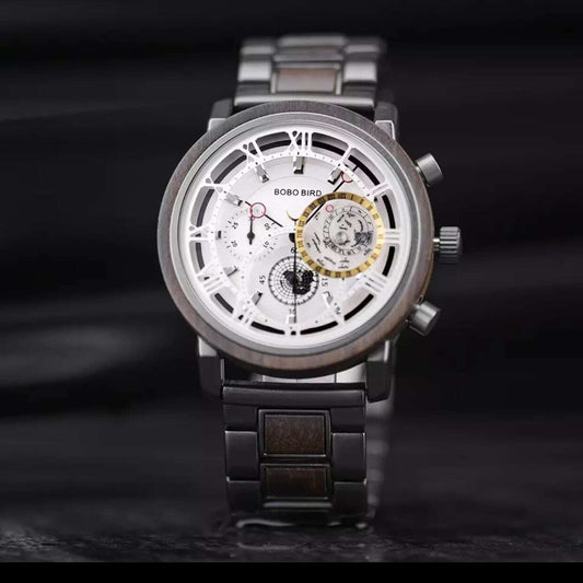 [5atm] Wooden watch - Sophisticated Space【BJ2208】