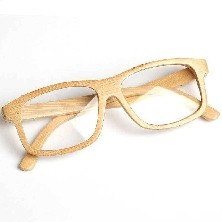 Bamboo glasses - Wellington（竹製のウェリントンメガネ）【BJ0162】