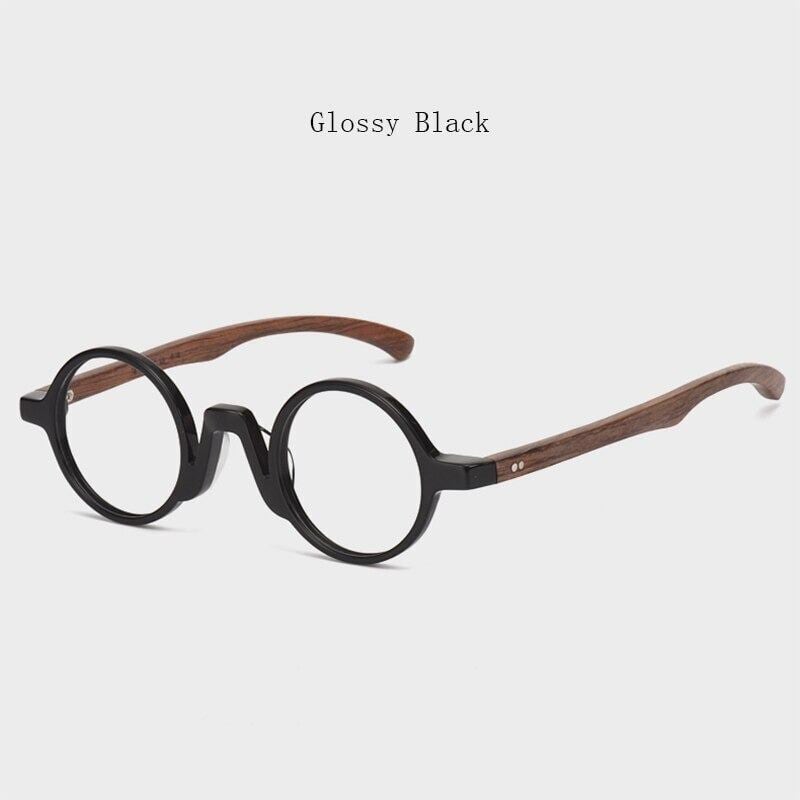 Wooden Round Frame Glasses【BJ0279】