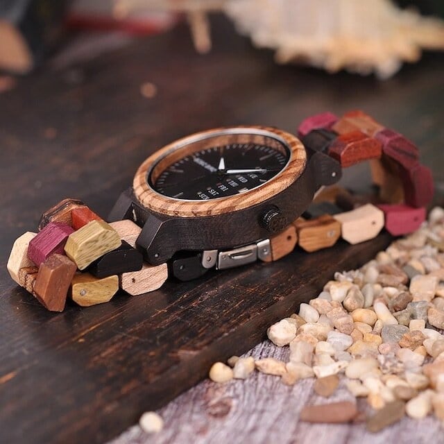 [3atm] Wooden Retro watch - Couple【BJ0019】