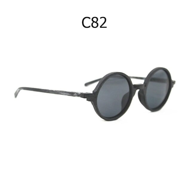 Wood grain ”MARU” sunglasses【BJ0150】