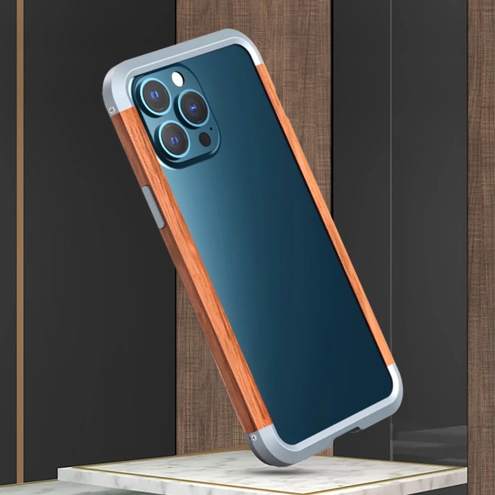 Bumper Even Case - Wood × Aluminum【BJ0002】