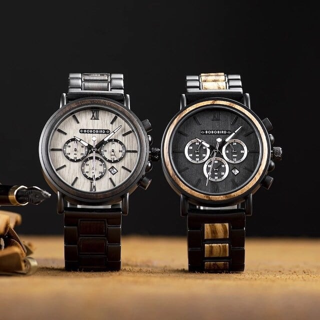 [5atm] Wooden watch - Sacred Snow rage【BJ2207】