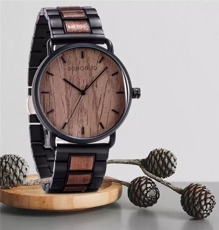 [3atm] Wooden watch - Espresso Coffee【BJ0022】