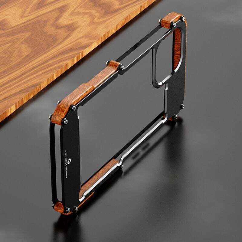 Bumper Cavity Case - Wood × Aluminum【BJ0160】