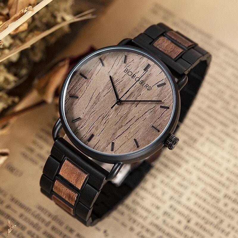 [3atm] Wooden watch - Espresso Coffee【BJ0022】