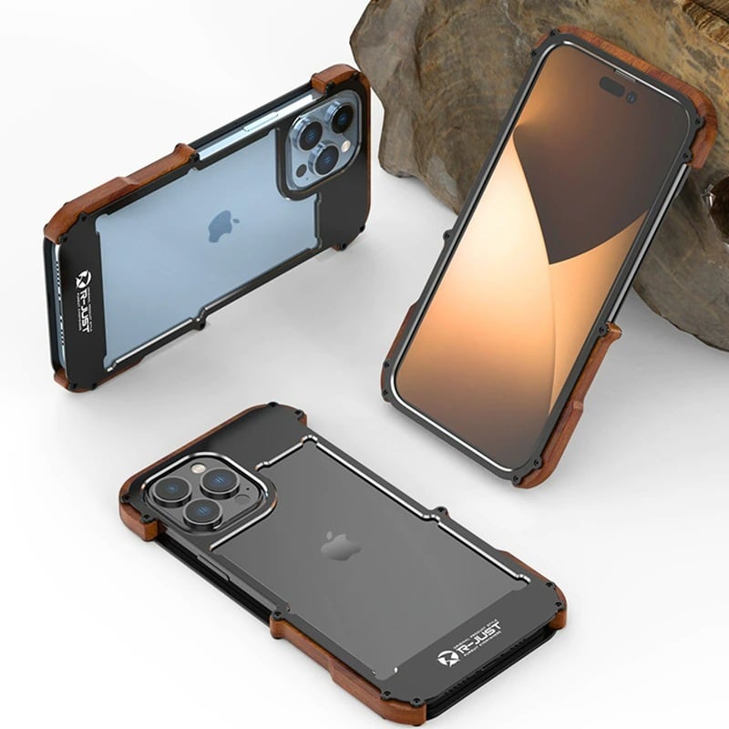 Bumper Cavity Case - Wood × Aluminum【BJ0160】