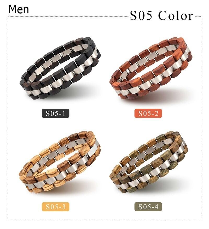 Wooden Vintage Blacelet【BJ0041】