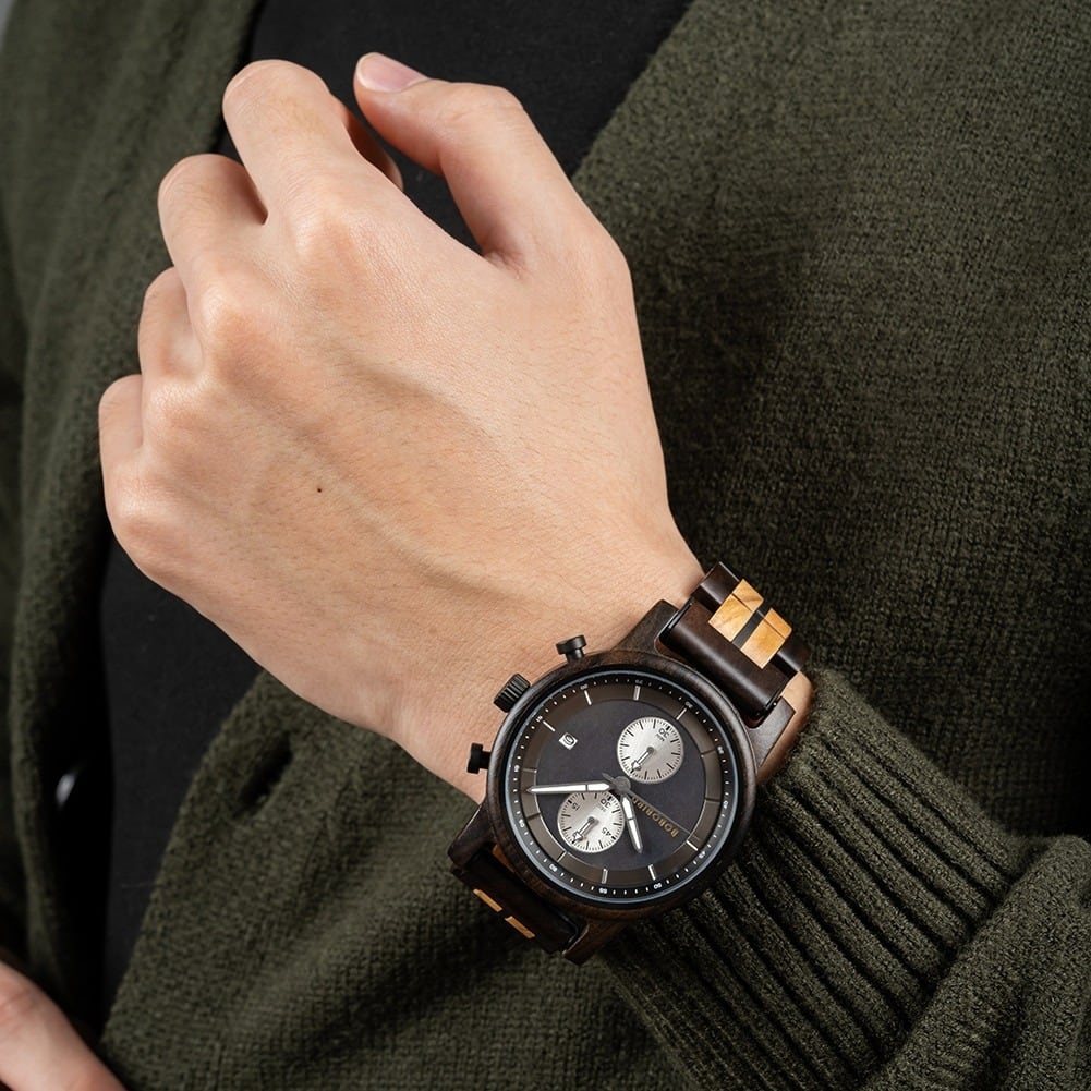 Luxury Wood Quartz Movement Watch【BJ0537】