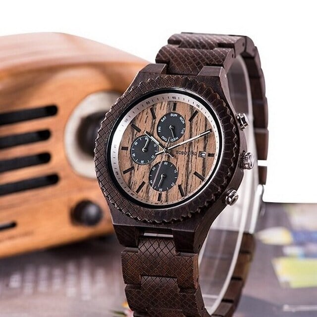 [3atm] Wooden watch - Robusta Straight【BJ2168】
