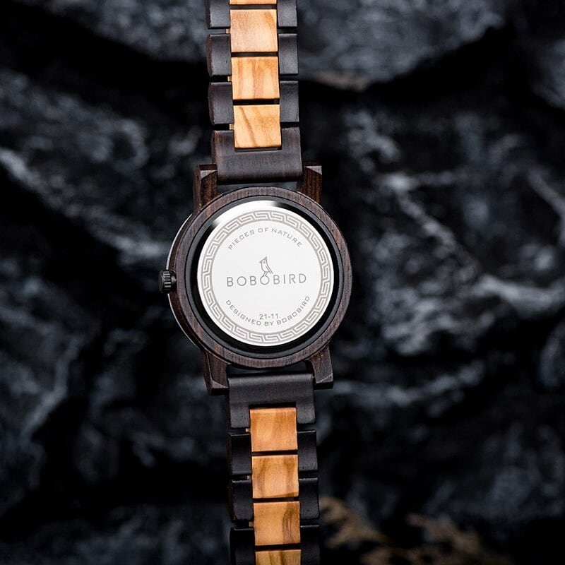 Wood And Rock Quartz Watch【BJ0551】