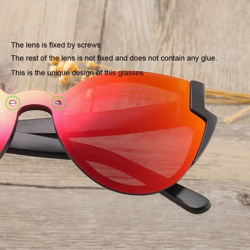 Stylish Wood Butterfly Frame Sunglasses【BJ0525】