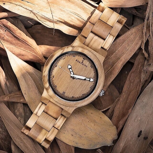 [3atm] Wooden watch - Sweet Bread【BJ0123】