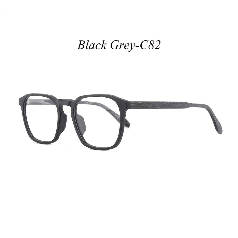 Wood Retro Square Glasses【BJ0509】