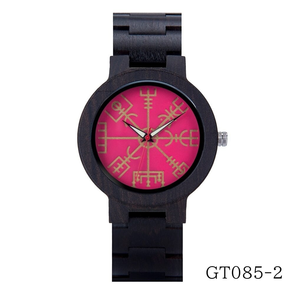 Vivid Color Wood Quartz Movement Watch【BJ0548】